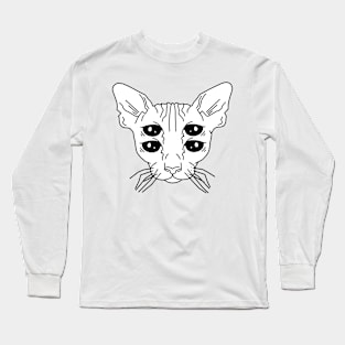 Illusion Cat Long Sleeve T-Shirt